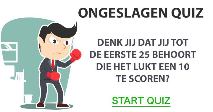 Banner for Ongeslagen quiz