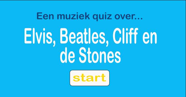 Banner for Elvis, Cliff, Beatles & Stones