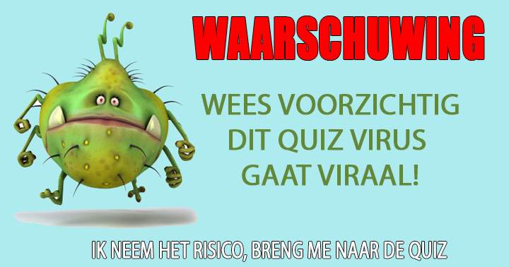 Banner for Pas op voor het quiz virus!