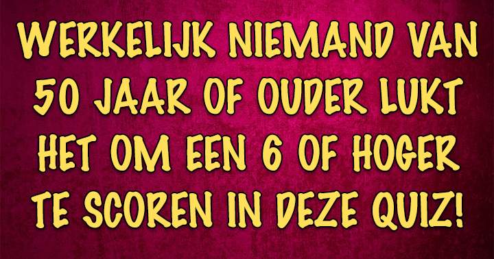 Banner for Echt helemaal niemand!