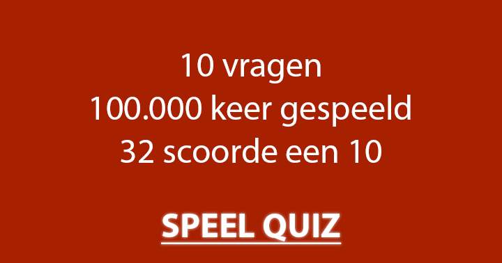 Banner for Van de 100.000 spelers haalde er maar 32 een 10