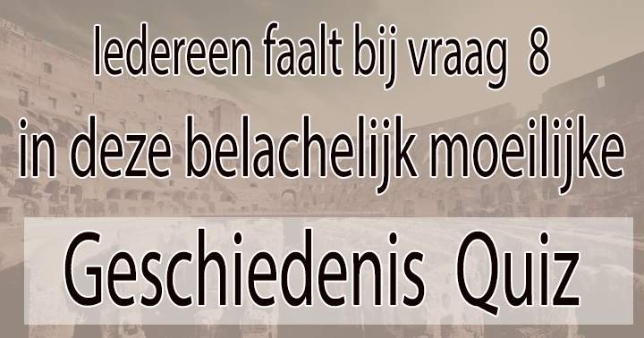 Banner for Faal jij ook in deze quiz?