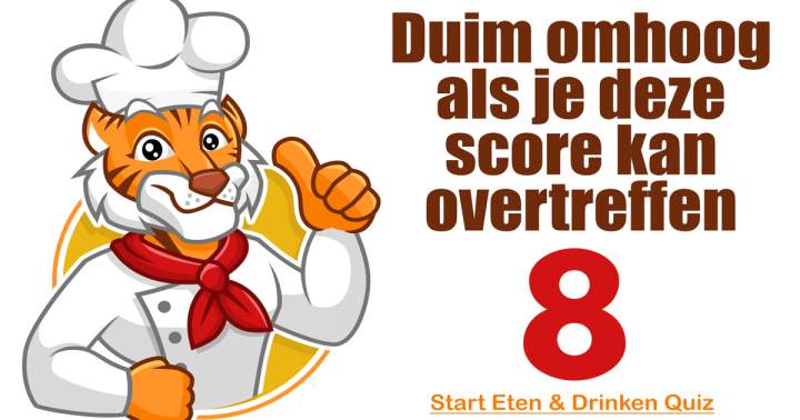 Banner for Eten en drinken Quiz