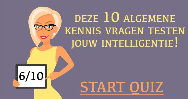 10 vragen die jouw intelligentie testen