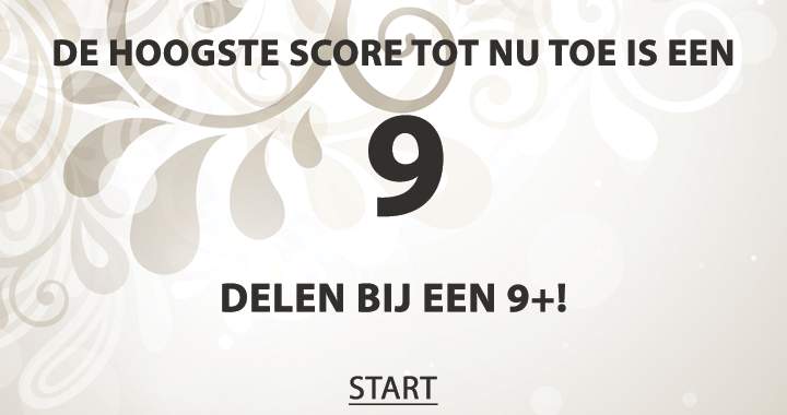 Banner for Alleen een echte genie haalt een 10!