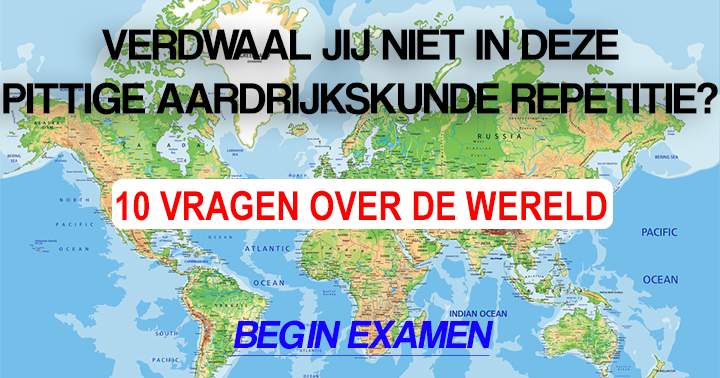 Banner for Slaag jij ook vandaag de dag nog voor jouw aardrijkskunde repetitie?