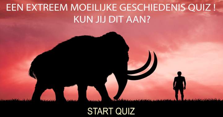 Banner for Moeilijke GeschiedenisQuiz