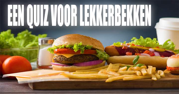 Banner for Een quiz over eten en alles eromheen