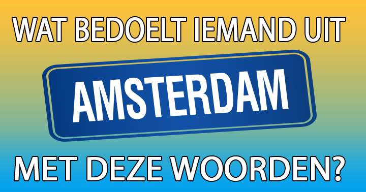 Banner for Begrijp jij de mensen uit onze hoofdstad?