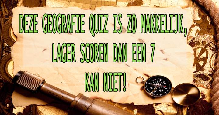 Banner for Iedereen moet een 7/10 of hoger kunnen scoren in deze quiz