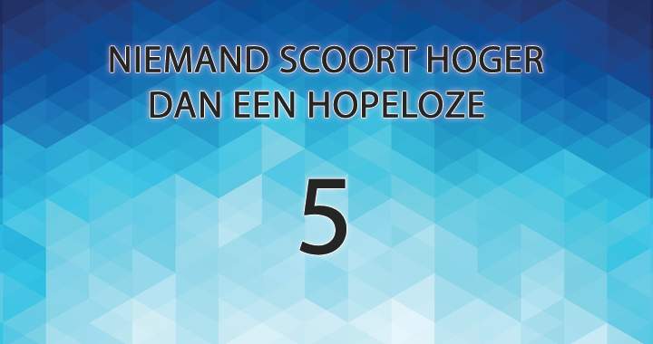 Banner for Scoor jij hoger dan een 5?