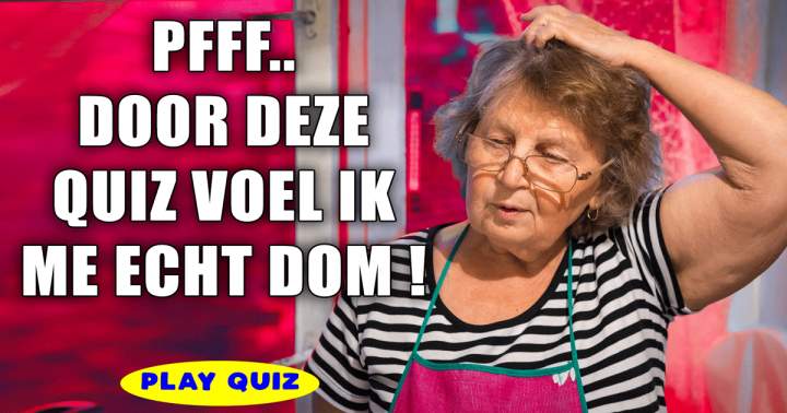 Banner for Voel jij je na het maken van deze quiz ook zo dom?