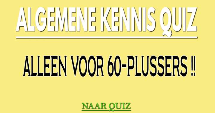 Banner for Pas op! Alleen voor 60-plussers!