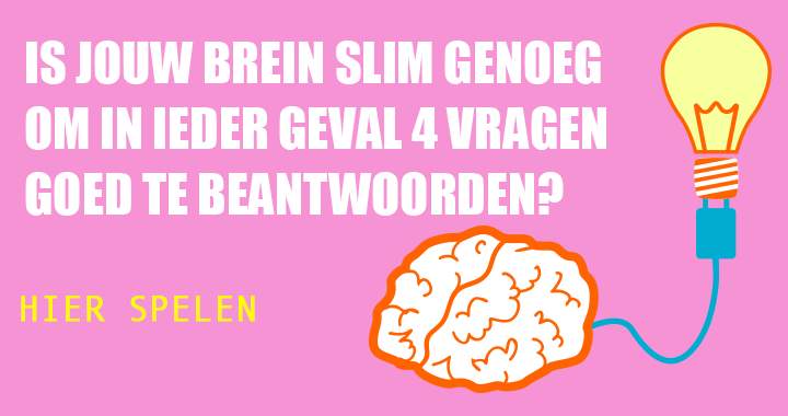 Banner for Is jouw brein slim genoeg?