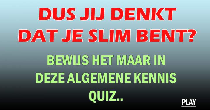 Banner for Quiz: Algemene Kennis Quiz