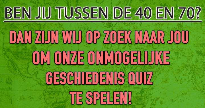 Banner for Ben jij tussen 45 en 70 jaar?