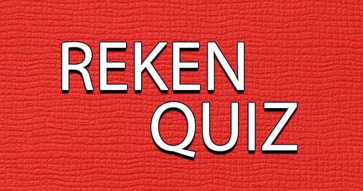 Banner for Reken maar niet op een voldoende in deze reken quiz!