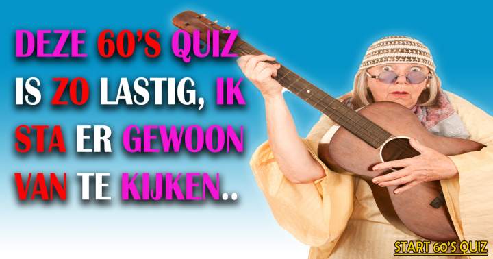 Banner for 60's hits quiz