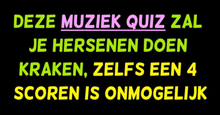 Banner for Moeilijke muziek quiz