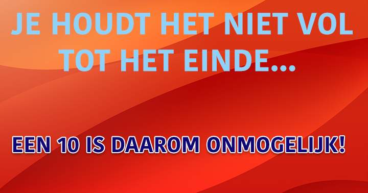 Banner for We dagen je uit deze quiz te proberen!