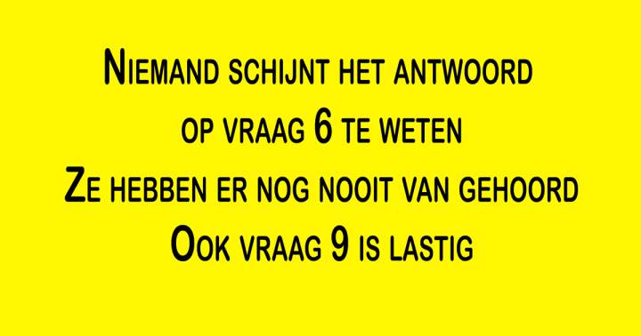 Banner for 10 vragen uit allerlei categoriën