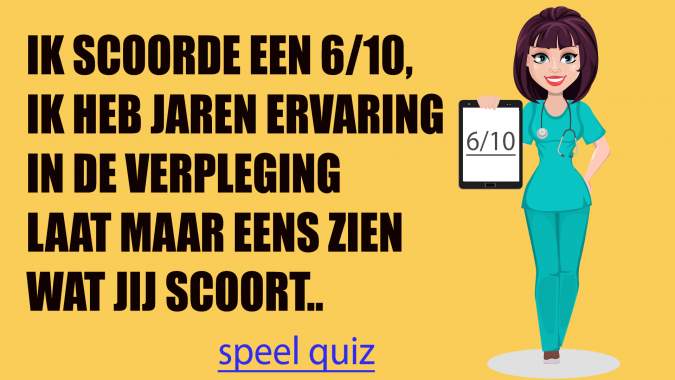 Banner for Kun jij mij verslaan in deze pittige medische quiz?