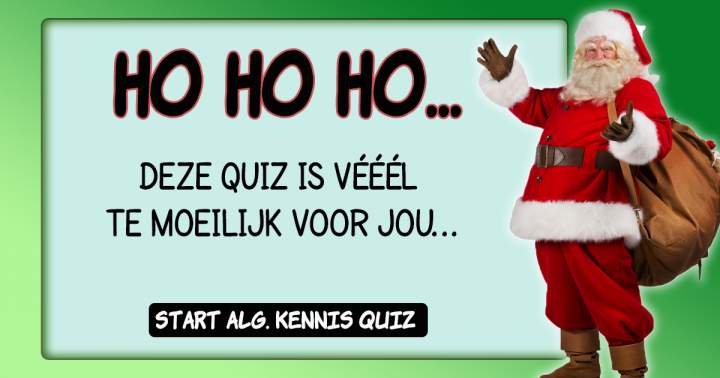 Banner for Heeft de kerstman gelijk?