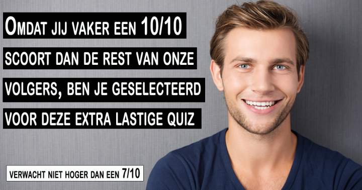 Banner for Verwacht niet hoger dan een 7/10..