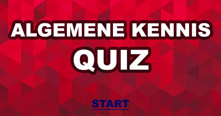 Banner for Algemene kennis quiz voor 40+!