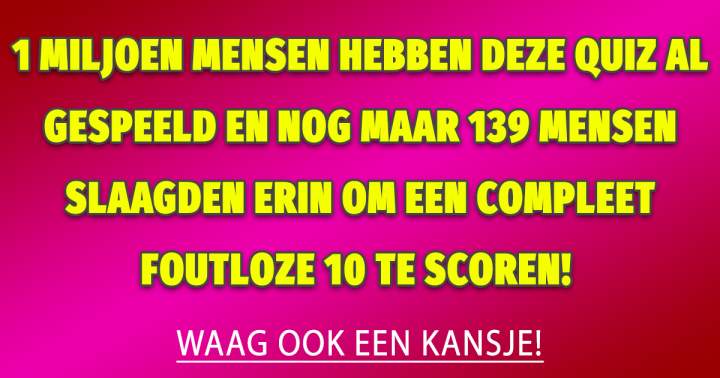 Banner for Deze quiz is alleen voor extreem slimme mensen