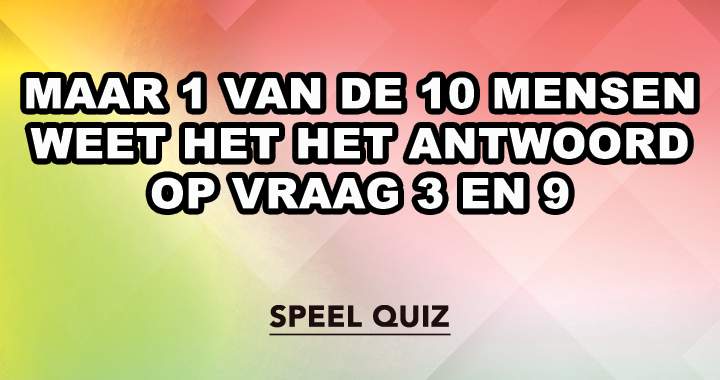 Banner for Behoor jij tot die 10%?