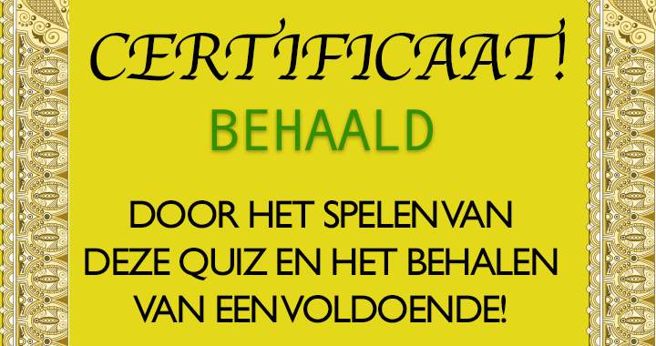 Banner for LUKT HET JOU DIT CERTIFICAAT TE BEHALEN?