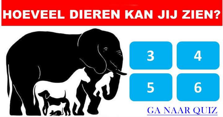 Hoeveel dieren heb je geteld?