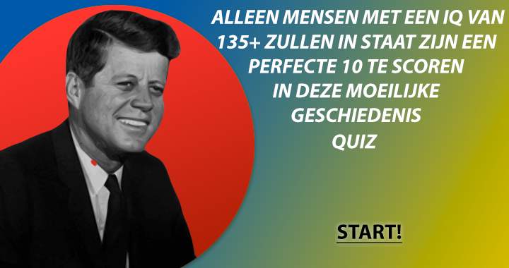 Banner for Speel Deze Moeilijke Geschiedenisquiz