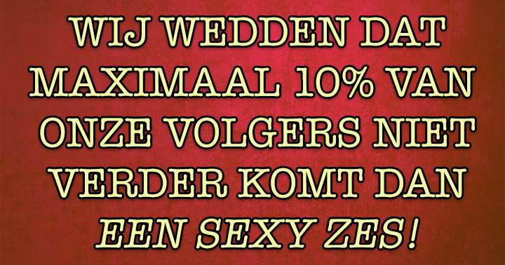 Banner for Durf jij de weddenschap aan te gaan