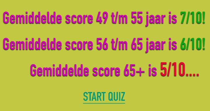 Wat is jouw gemiddelde score?