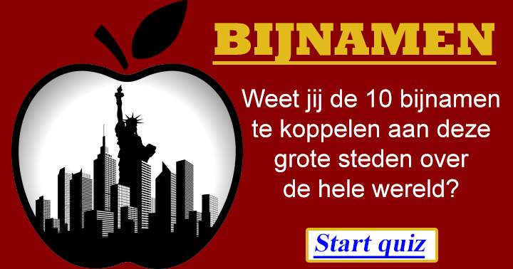 Banner for 10 bijnamen van wereldsteden