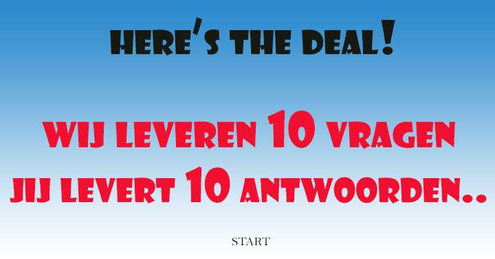 Banner for Deze deal kun je niet laten schieten!