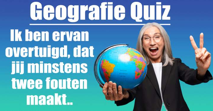 Banner for Pittige Geografie Quiz