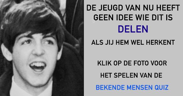 Banner for Bekende mensen quiz