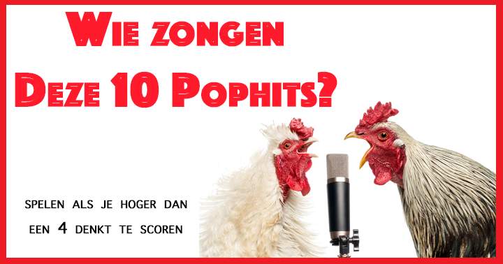 Banner for Popmuziek quiz