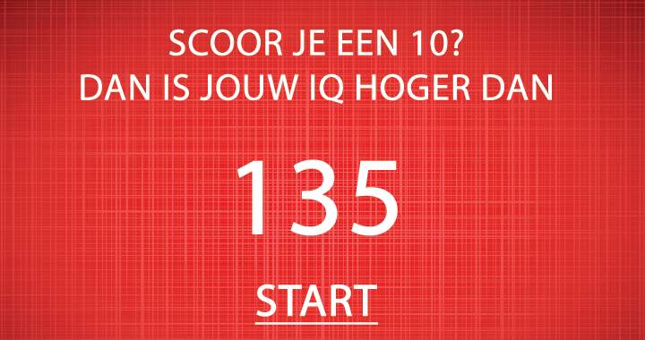 Banner for Hoe hoog is jouw IQ?