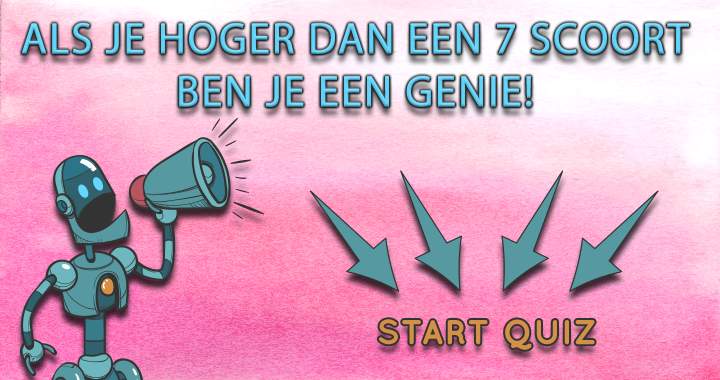 Banner for Ben jij een genie?