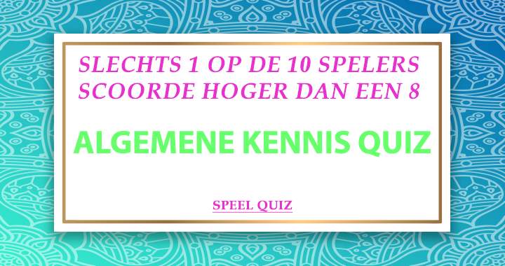 Banner for QUIZZZ: Algemene Kennis 